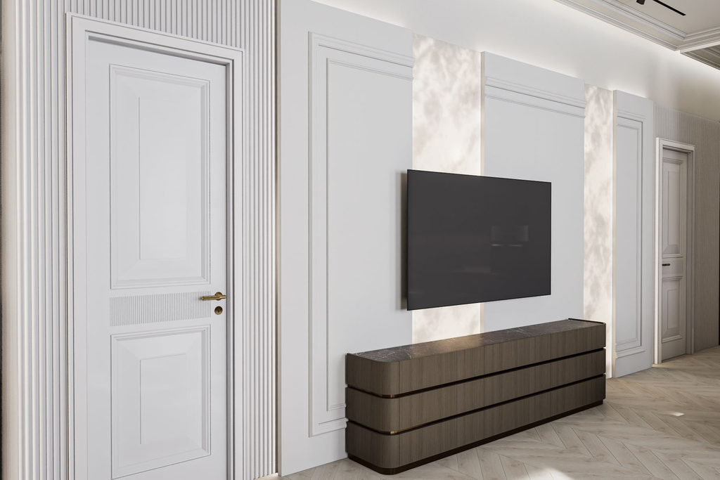 Elegant Classical Residence with Contemporary Interiors