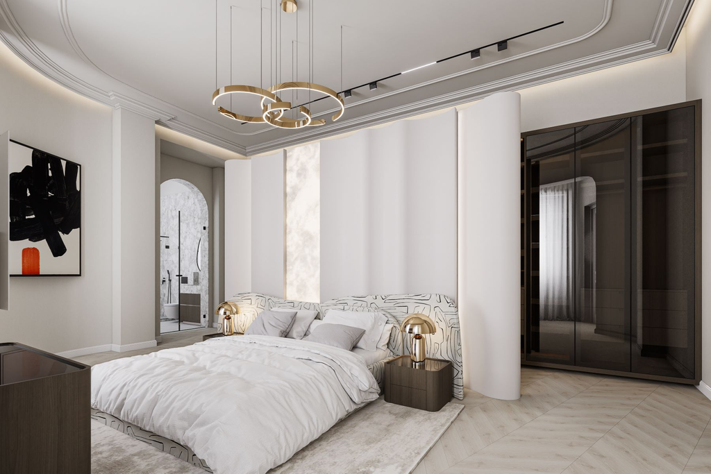 Elegant Classical Residence with Contemporary Interiors