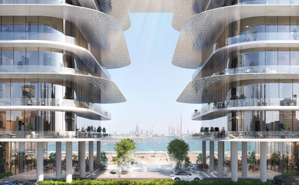Элегантные апартаменты в Dubai Harbour с панорамным видом на море