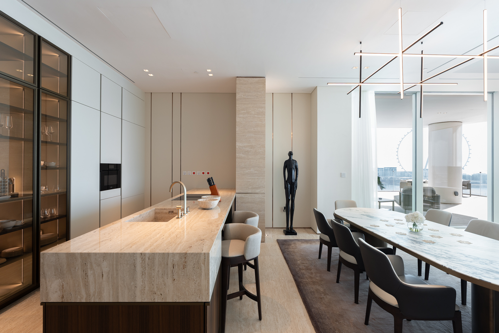 Элитные апартаменты с четырьмя спальнями и террасой в Jumeirah Beach Residence, Дубай