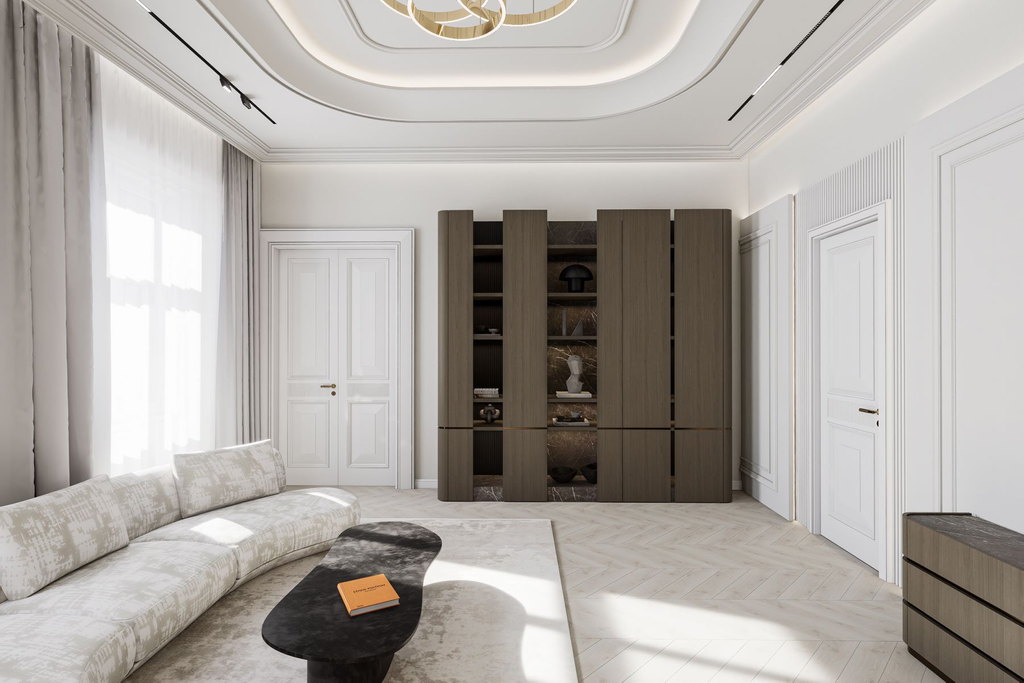 Elegant Classical Residence with Contemporary Interiors