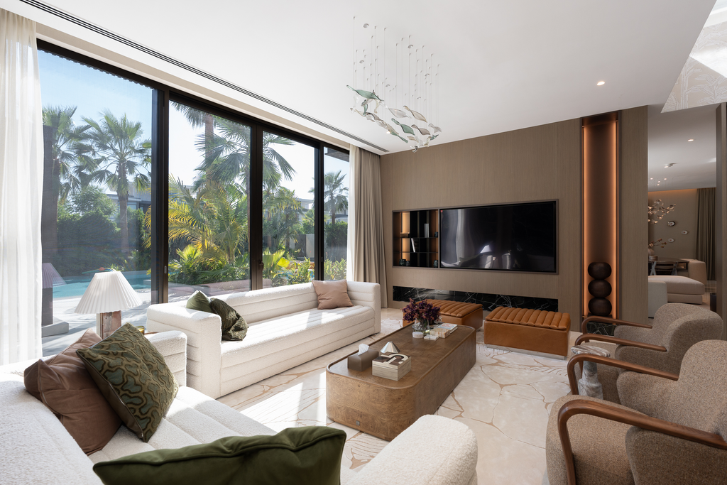 Роскошная вилла в стиле курорта с видом на Бурдж-Халифа в Palm Hills, Dubai Hills Estate