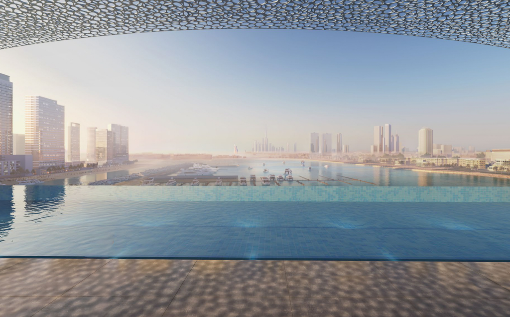 Элегантные апартаменты в Dubai Harbour с панорамным видом на море